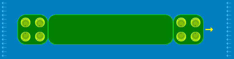 Schubverband vorw&auml;rts