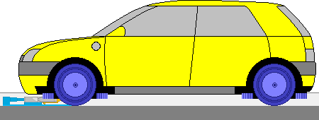 Gedocktes Auto Seite